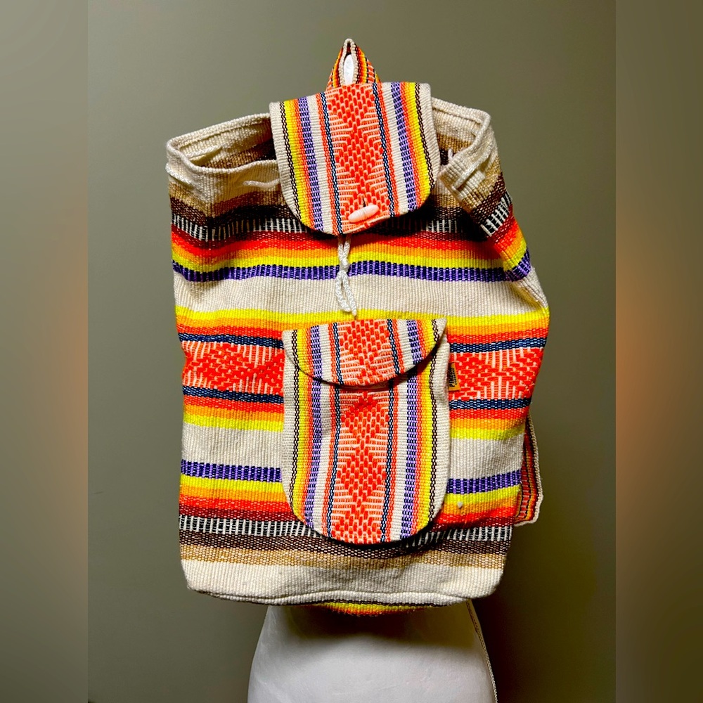 Burlap Backpack - image 1